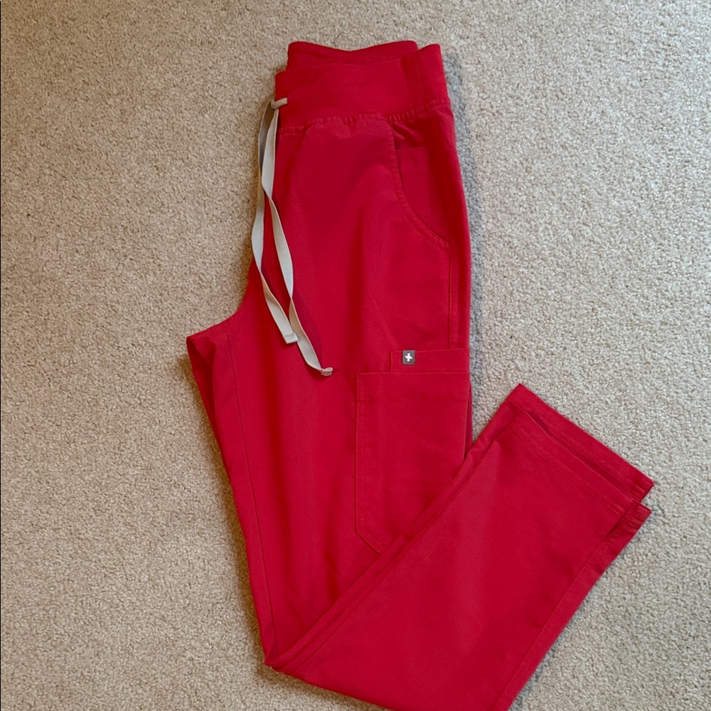 Figs Yola High Waist Scrub Bottoms